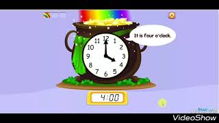 Starfall time o clock toddlers videos [upl. by Meerak]