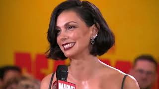 Morena Baccarin “Kissing Ryan Reynolds Was HORRIBLE” [upl. by Azral]