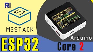 Introduction to M5Stack Core2 ESP32 2quot Display Development Module Robojax [upl. by Leonie747]