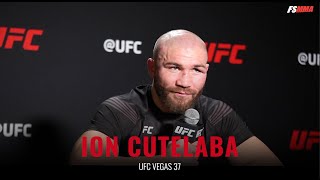 Ion Cutelaba UFC Vegas 37 full postfight interview [upl. by Bonne242]