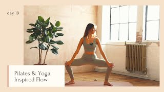 Pilates amp Yoga Inspired Flow  DAY 18  24 Days of Pilates With Lottie Murphy [upl. by Oina204]