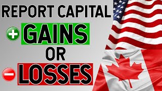 HOW TO REPORT CAPITAL GAINLOSS FOR TAXES  CONVERT USD TRADES INTO CANADIAN DOLLARS 🇨🇦🇺🇸 [upl. by Shanahan41]