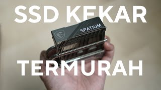 NVMe Gen5 SSD  Heatsink TERMURAH dikelasnya  MSI Spatium M570 Pro FROZR 2TB YangPentingSSD [upl. by Khalil]