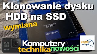 Klonowanie i wymiana dysku HDD na SSD Macrium Reflect Free Laptop Zróbcie sobie prezent na Mikołaja [upl. by Cleland603]