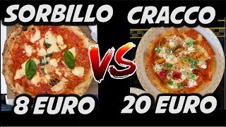 PIZZA CRACCO 20€ VS SORBILLO 8€ [upl. by Rissa]