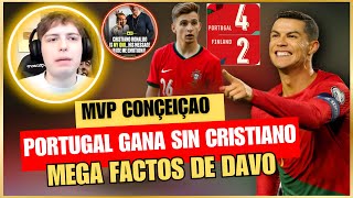 🚨 PORTUGAL GANA SIN CRISTIANO y MVP CONCEICAO 😱 DAVO SUELTA FACTOS RETRATA a MESSILOVERS 😭 MBAPPE [upl. by Louis462]