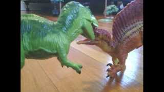 Animal Adventures Studios Presents  Animal FaceOff Tyrannosaurus vs Spinosaurus [upl. by Dinsdale]