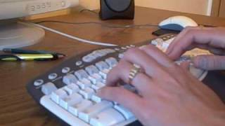 Keyboarding Technique with Narration [upl. by Gabriele]