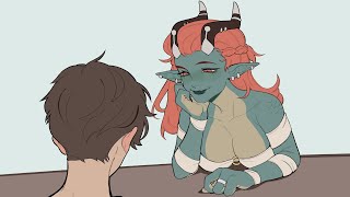 A Date With Dragon Princess Martini 🐟 comic dub [upl. by Karin]