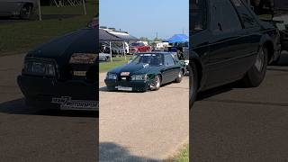 Heading to the lanes Milan Dragway AampD series chevy ford racecars [upl. by Nyvets]