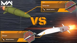 Iskander VS Zircon  Epic Missile Comparison  Modern Warships [upl. by Youngran]