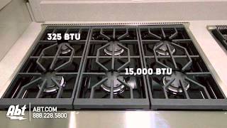 Wolf 36 Stainless Steel Gas Rangetop  SRT366 Features [upl. by Aniryt452]