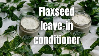 DIY FLAXSEED LEAVEIN CONDITIONCREAMhaircaretips diy haircare [upl. by Aniuqahs]