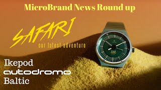 Ikepod  Autodromo  Baltic  MicroBrand New Releases 2020  Micorbrand round up ep1 [upl. by Eanerb]