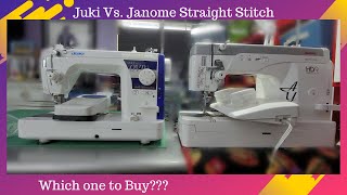 Juki TLQVP18 Review vs Janome HD9  Which one to buy [upl. by Hatti]