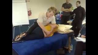 How to perform a Grade 5 Manipulation of the Lumbar Spine  Osteopathic HVT Technique [upl. by Ivie]