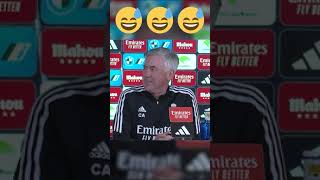 🇪🇸🤣 Quand Ancelotti samuse en conférence de presse [upl. by Ahsineg]