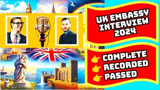 UK Embassy Recorded Interview  UK Interview Questions and Answers  UK Student Visa Process 2024 [upl. by White]