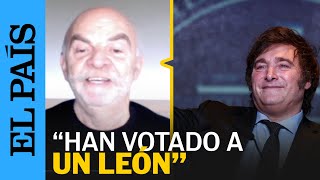 MILEI  Martín Caparrós quotQue Argentina vote a un señor tan primario habla de un país desesperadoquot [upl. by Burkhart19]