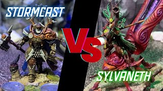 Sylvaneth vs Stormcast EternalsAge of Sigmar 4th edition 2000 point battle report [upl. by Ymas593]