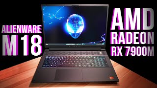 Alienware M18 Summary Review with AMD Radeon RX 7900M 10 Game Benchmarks Display Test More [upl. by Glass]