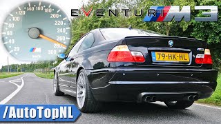 BMW M3 E46  Eventuri INTAKE SOUND amp 0270 ACCELERATION by AutoTopNL [upl. by Jonina]