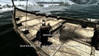 Como llegar a solstheim skyrim dragonborn pc español HD [upl. by Leod]