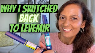 Why I Switched BACK to Levemir from Tresiba Longacting insulin [upl. by Edyaw150]