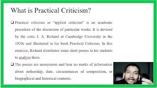 Practical Criticism  How to write the answer of Practical Applied Criticism [upl. by Oal]