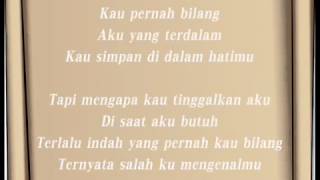 Ternyata Salah Mengenalmu Asbak Band Lyric [upl. by Anot]