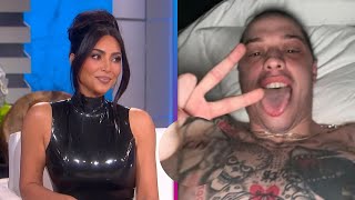 Kim Kardashian Reacts to Pete Davidson BRANDING Her Name on His Chest [upl. by Hurff975]