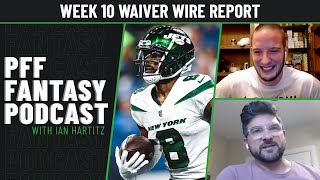 Week 10 waiver wire report  PFF [upl. by Uol]