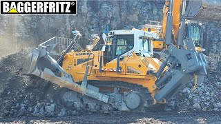 Liebherr PR756 dozer is moving dirt at SteinExpo 2024 [upl. by Faso]