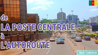 Yaoundé  Cameroun Direction lautoroute de Nsimalen  Trajet Cameroun [upl. by Amice]