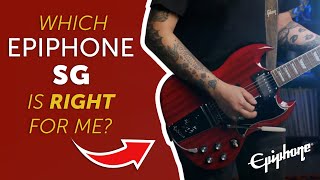 Which Epiphone SG Is Best For You In 2024 Why buy an Epiphone SG Epiphone SG Buying Guide [upl. by Aerdnaxela]