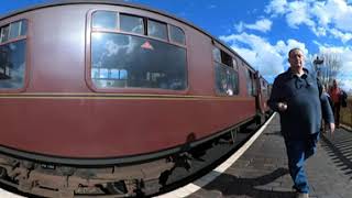 Hagley Hall 4930 at Platform 1 Bewdley Station SVR [upl. by Reinke]