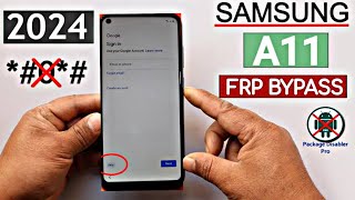 Samsung A11 A115F Frp Bypass Android 11 UI 31 Without Pc Samsung All Model frp bypass android 12 [upl. by Ymmac]