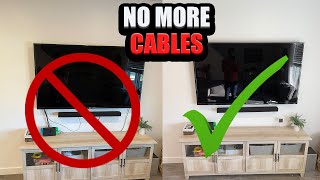 How to Hide Your TV Wires  EASY [upl. by Sacul]