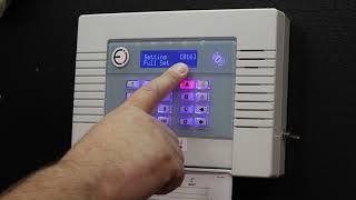 How to set and unset your Pyronix system using the keypad [upl. by Shields]