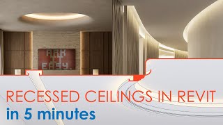 Recessed Ceilings in Revit [upl. by Kelsy]