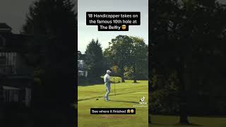 18 HANDICAPPER VS THE 10TH AT THE BELFRY golfshorts [upl. by Desirae]