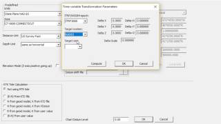 HYPACK  Geodetic Parameters TimeVariable Datum Transformation [upl. by Koch]