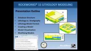 RWW 10 RockWorks Borehole Manager  Lithology Modeling RockWorks15 Webinar [upl. by Eihcir]