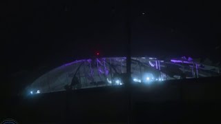 Roof rips away from Tropicana Field as Hurricane Milton roars through Florida [upl. by Sanez968]