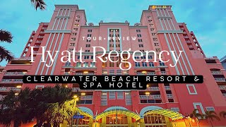 Review and tour the Hyatt Regency Clearwater Beach Resort and Spa  Resort cực đẹp gần biển Florida [upl. by Aicnerolf]