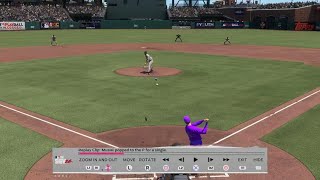 MLB The Show Hitter defence against pitchers [upl. by Sherr323]