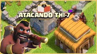 ATACANDO TU ALDEA TH 1 al 7 22  CLASH OF CLANS A POR TODAS CON ANIKILO [upl. by Anikes342]