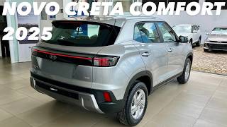 Avaliação Novo Hyundai Creta Comfort 10 TGDI 2025  Novo Creta em detalhes [upl. by Annawit]