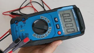 PeakTech P 3350 TrueRMS digital multimeter 6000 Counts and Auto Range  review and quick test [upl. by Ellerehs]