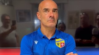 COPPA ITALIA SERIE D CIVITANOVESEFERMANA 31 Le dichiarazioni di mister Rubén Dario Bolzan [upl. by Warrenne]